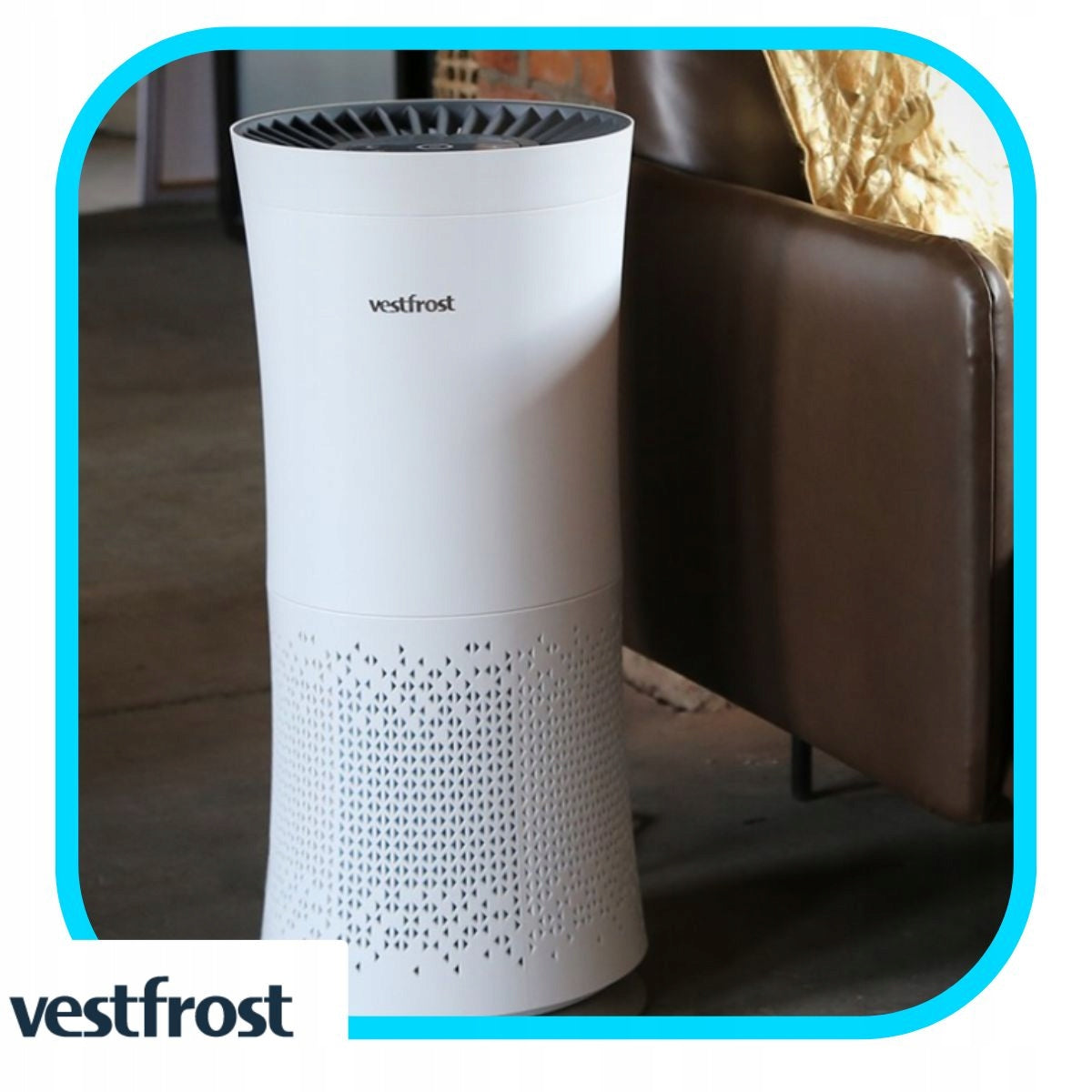 Air purifier Vestfrost VP-A1Z40WH + UV-C LED lamp + Ionizer Dominant color white