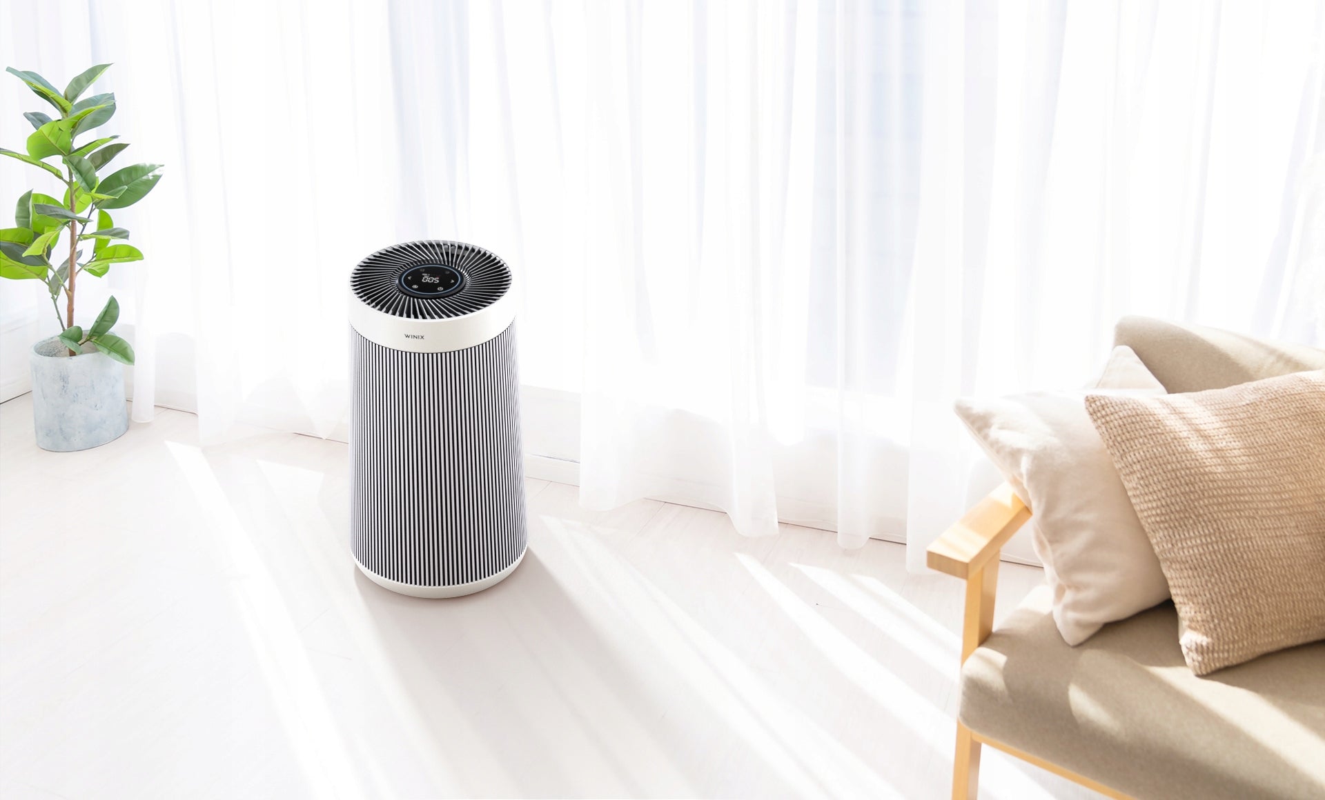 Air purifier Winix T800, 120m2, WiFi, 120m2 Maximum efficiency 500 m³/h