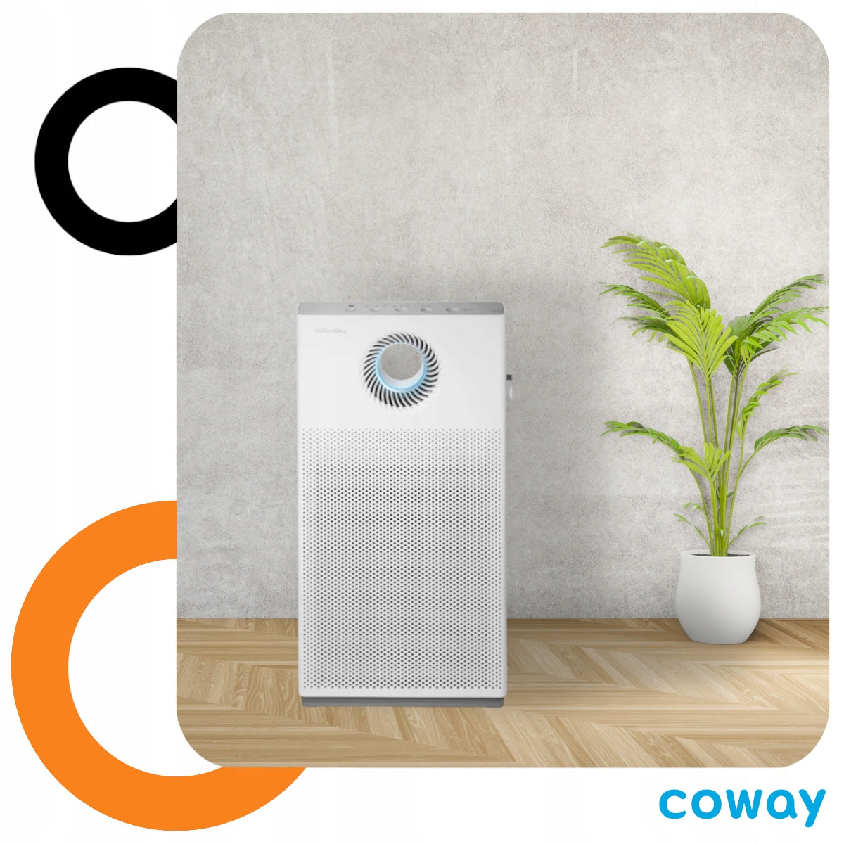 Air purifier up to 50 m2 Efficient For allergy sufferers White Coway Mini Storm Dominant color white