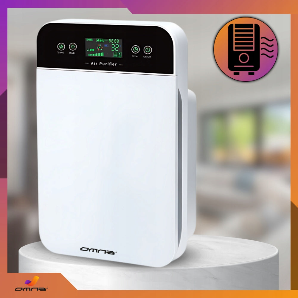 Air purifier with ionizer large for allergy sufferers hepa ions UV-C lamp Packaging status original