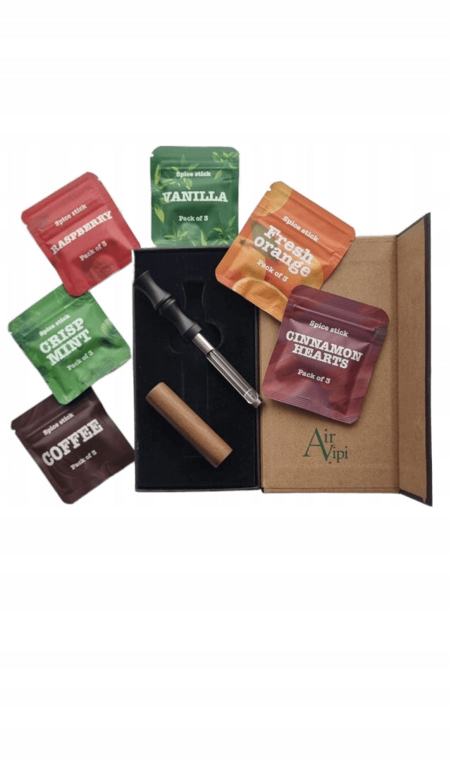 AirVipi Aromatic Nicotine Free Inhaler – Dark Brown | 6 Flavors EAN (GTIN) 4751046040609