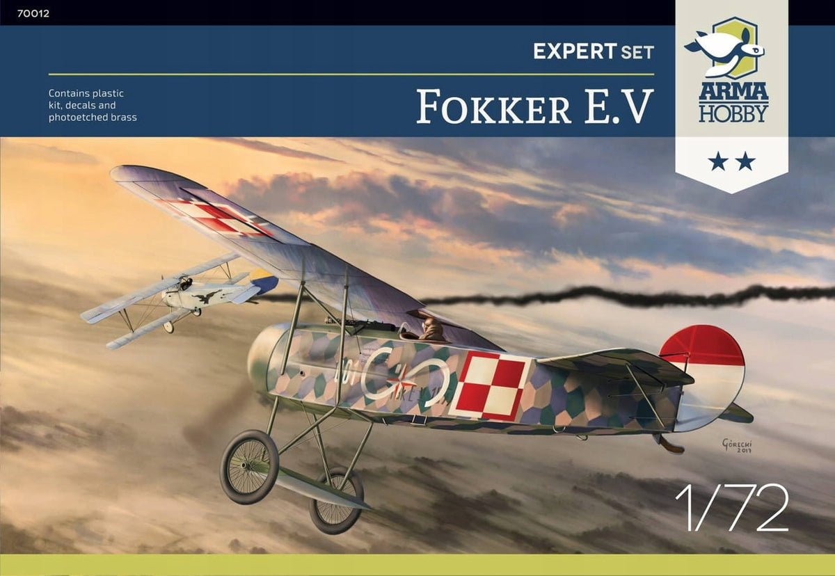 Aircraft Arma Hobby Fokker E.V Expert Set 1:72 Packaging status original