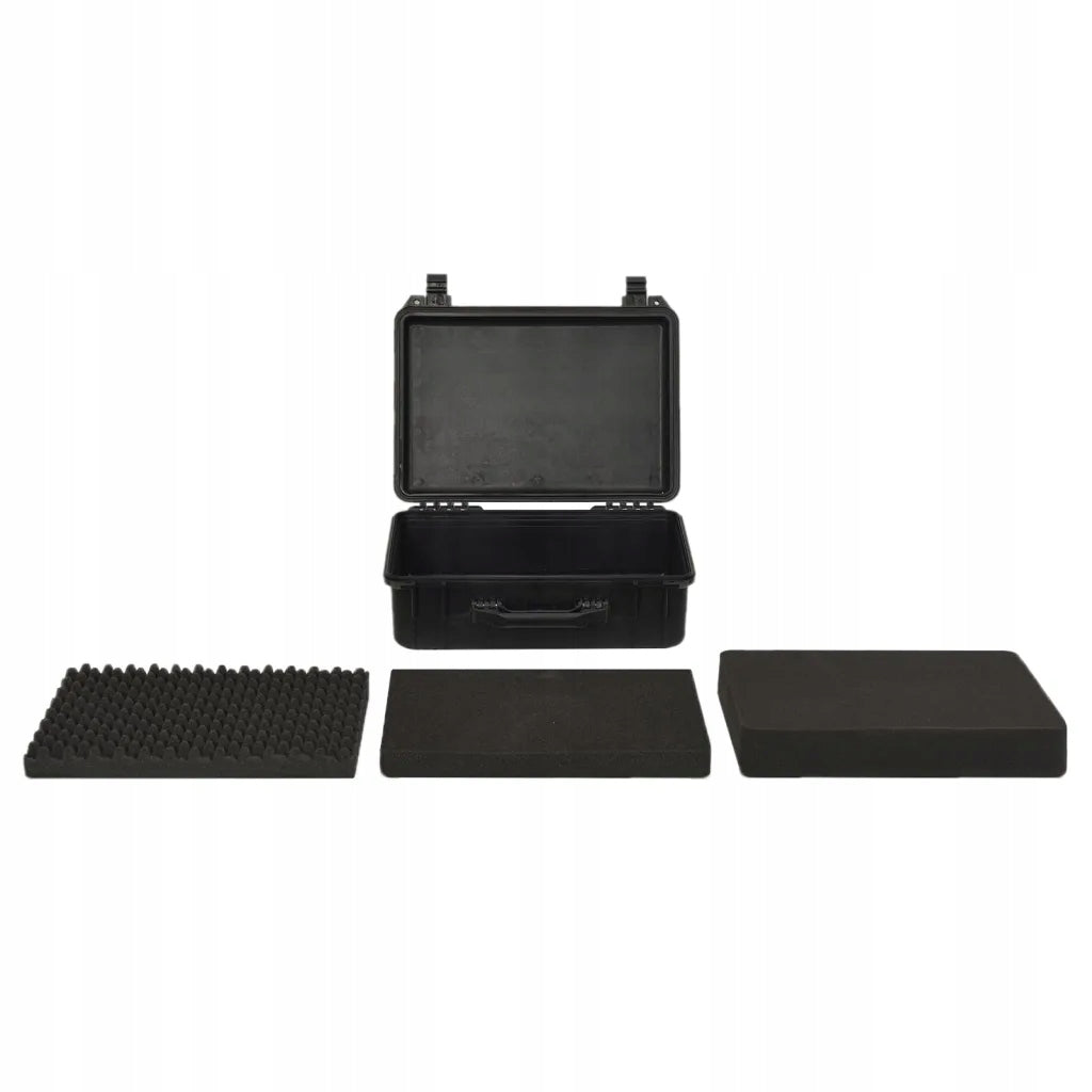 Aircraft case with hard cover and foam inserts, 47x36x18 cm, c Packaging status original