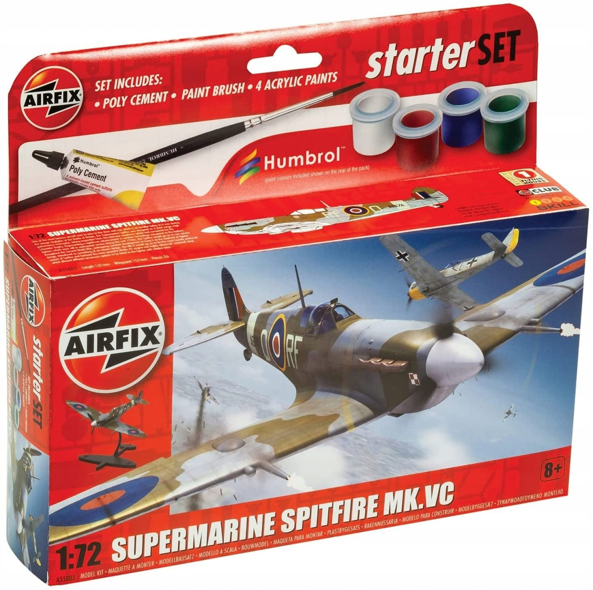 Airfix Starter Set - Supermarine Spitfire MkVc