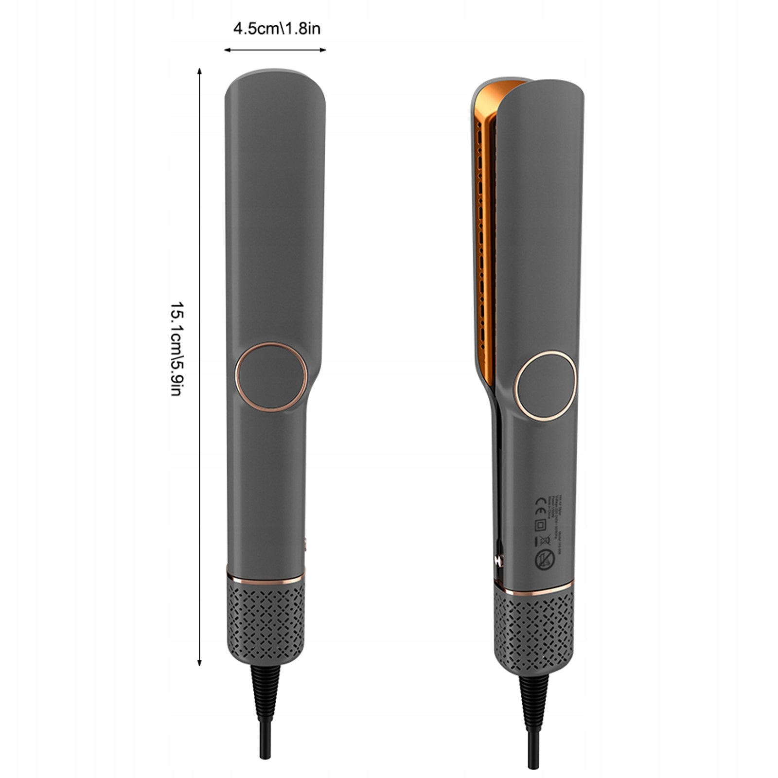 Airstyler 2-in-1 for Wet & Dry Hair Styling with Temperature Control Packaging status original