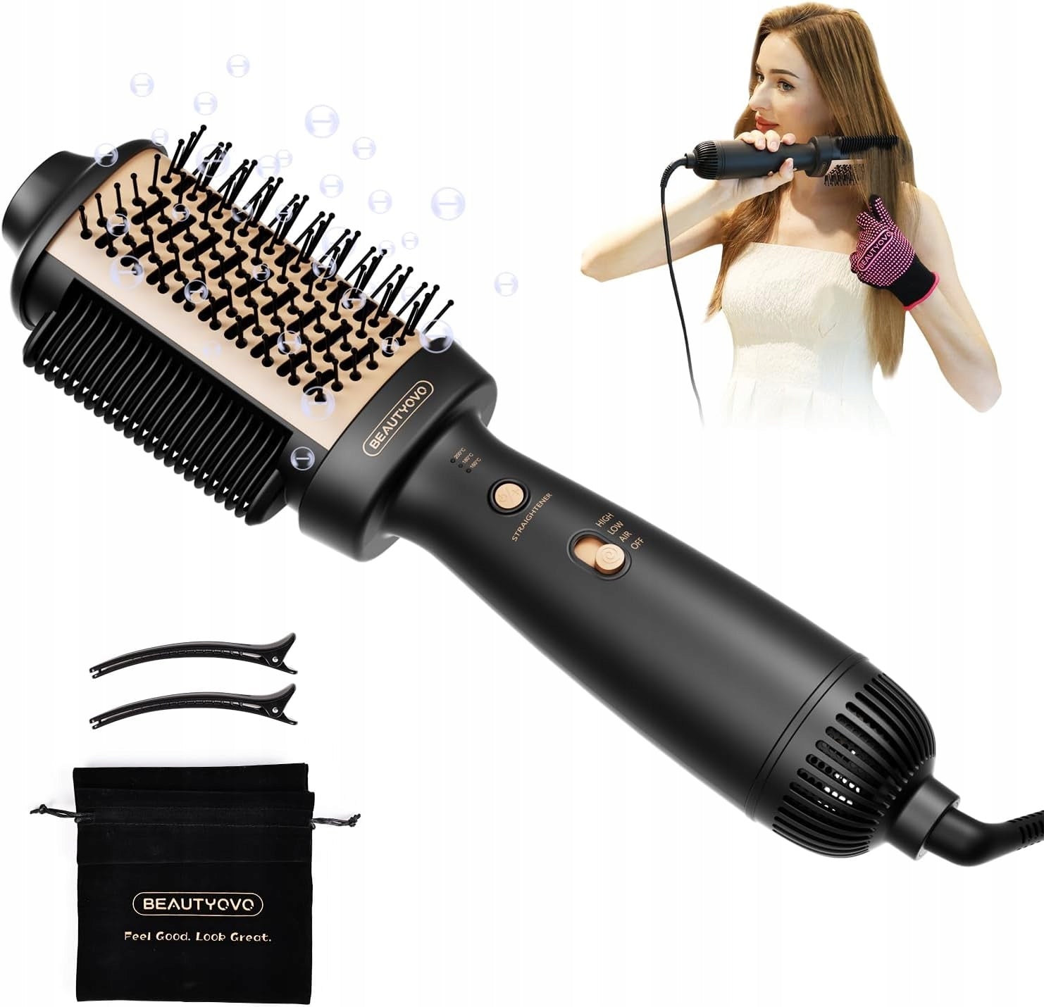 Airstyler 3in1 Brush Dryer Ionization Dryer Curler 850W 37-200°C Packaging status original