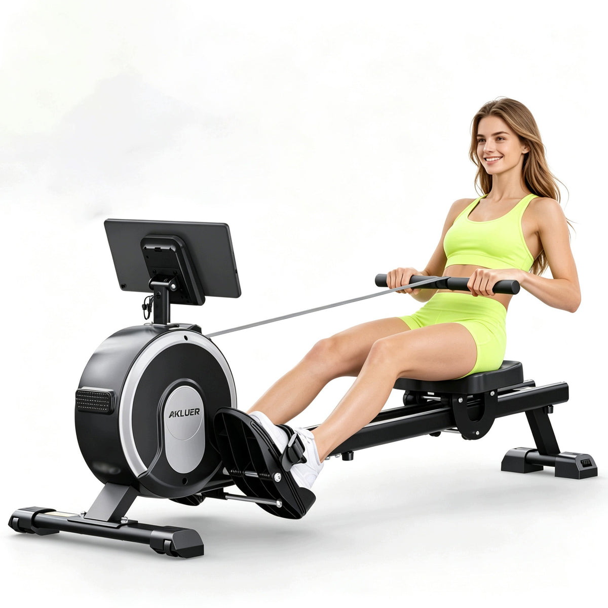 Akluer RM001 Magnetic Rowing Machine Silence 20dB 16 Gears Smart APP Foldable