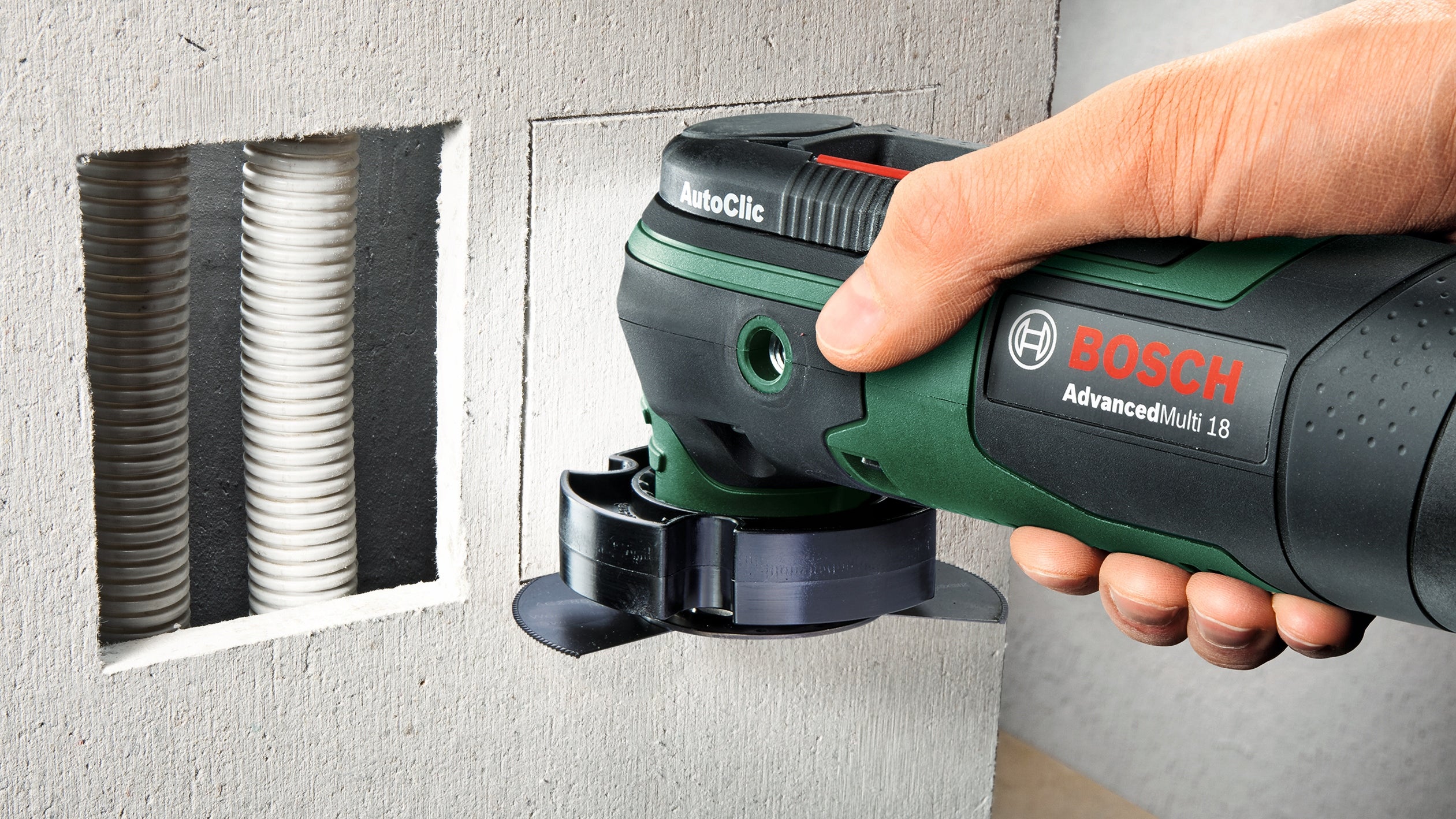 Akumulátorové multifunkční nářadí Bosch AdvancedMulti 18 s kufříkem Manufacturer code 0603104021