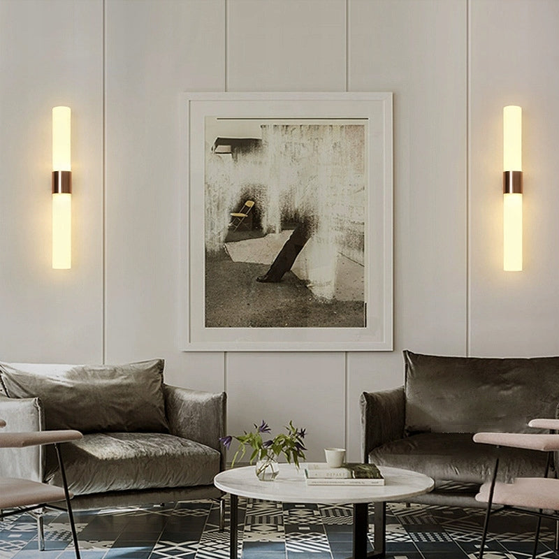 Alabra - wall lamp 42 cm oblong modern marble gold Packaging status original