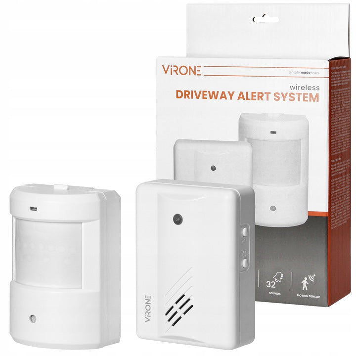 Alarm Wireless Input Indicator Motion Sensor 100m Per Battery