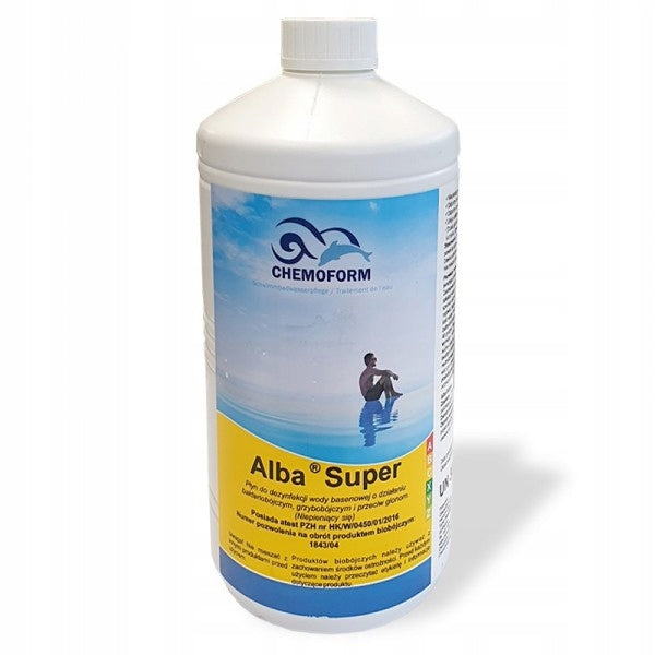 Alba super 1l - chemoform , swimming pool chemicals, anti-algae