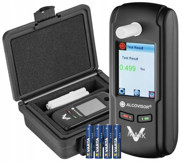 AlcoVisor Mark V Plus breathalyzer with free calibration