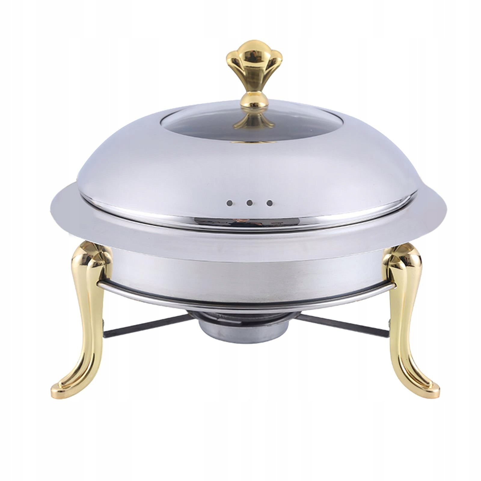 Alcohol Stove Anti Scalding Catering Warmer Set for Outdoor Aureate
