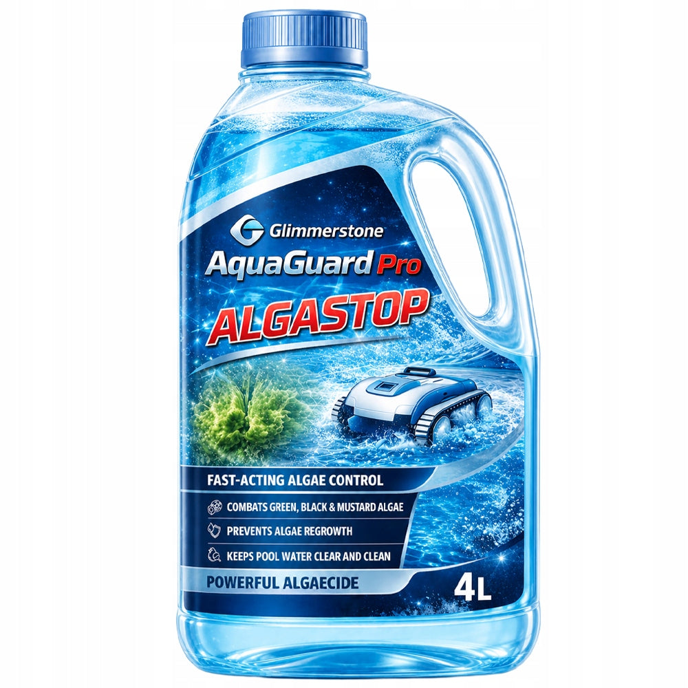 Algae ALGASTOP Preparation for Swimming Pool Jacuzzi Antialgae 4L Packaging status original