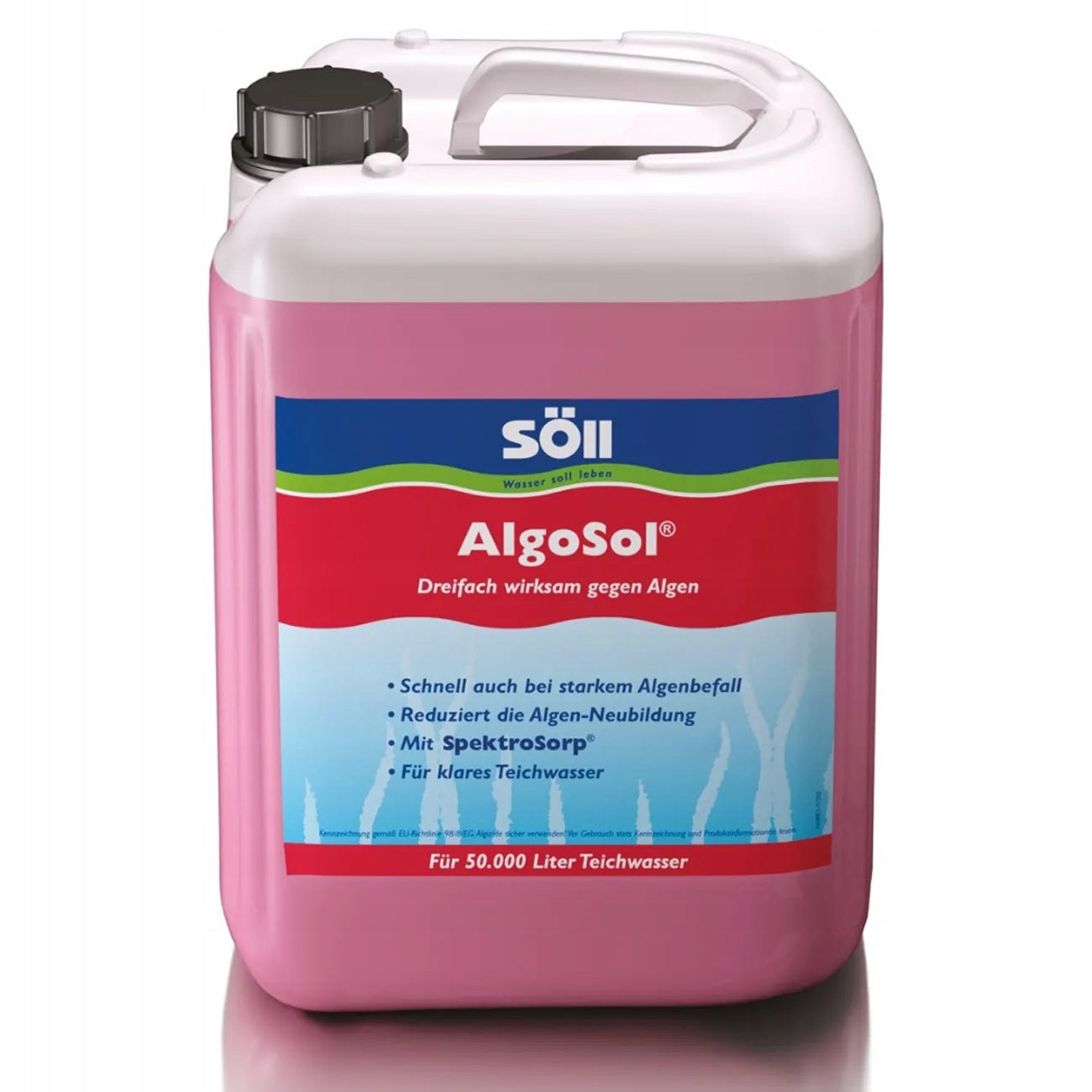Algae preparation, green water SOLL AlgoSol 2,5l, 50.000l water, effective