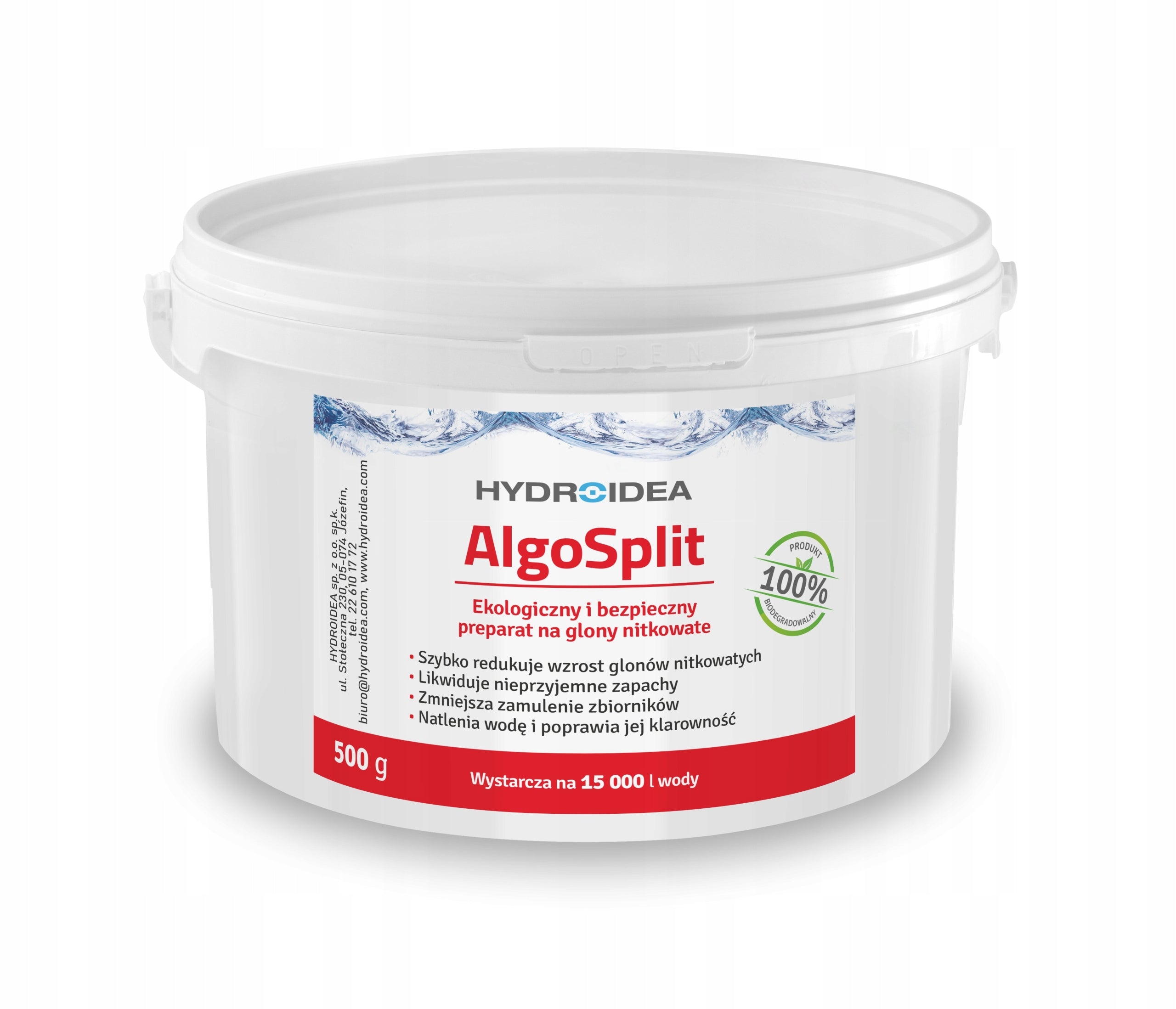 AlgoSplit 500g ALGAE ELIMINATION Eyelet oxygenator Packaging status original