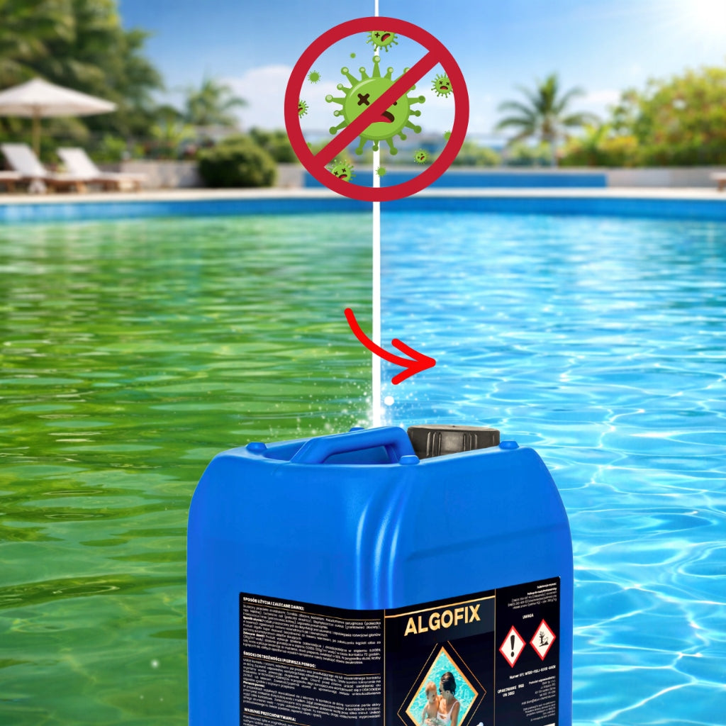 Algofix Antialgae Algae Liquid for Pool Algae High Capacity 5l Brand EBAN