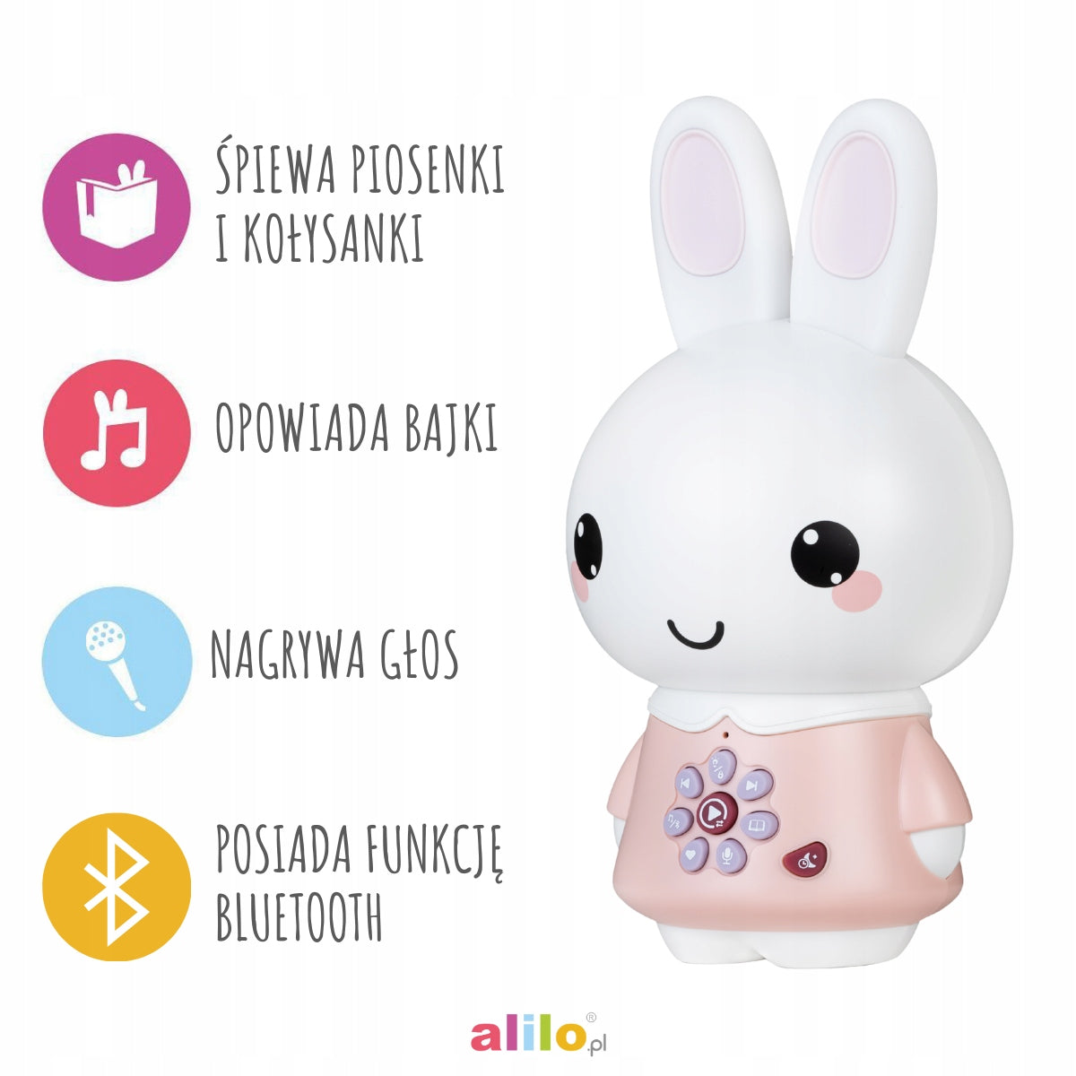 Alilo Honey Bunny G6PRO pink Interactive toy for kids Packaging status original
