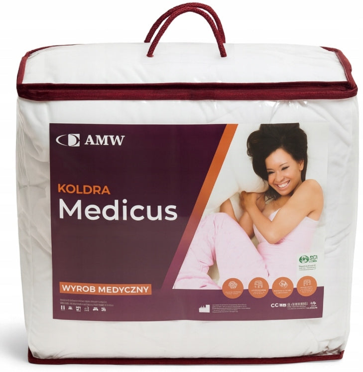 All-Year Quilt 160x200 AMW Medical Anti-Allergic Quilted Poland 1400g Packaging status original