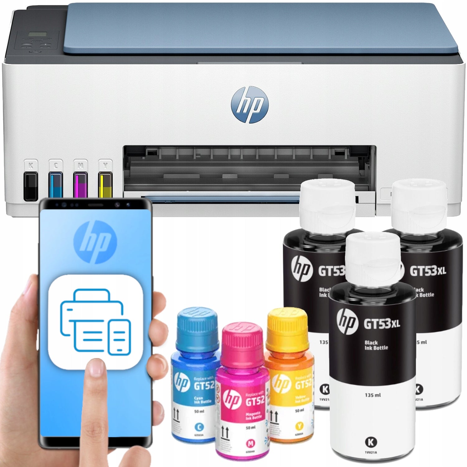 All-in-One Printer HP Smart Tank PRINT SCAN COPY WIFI INKS