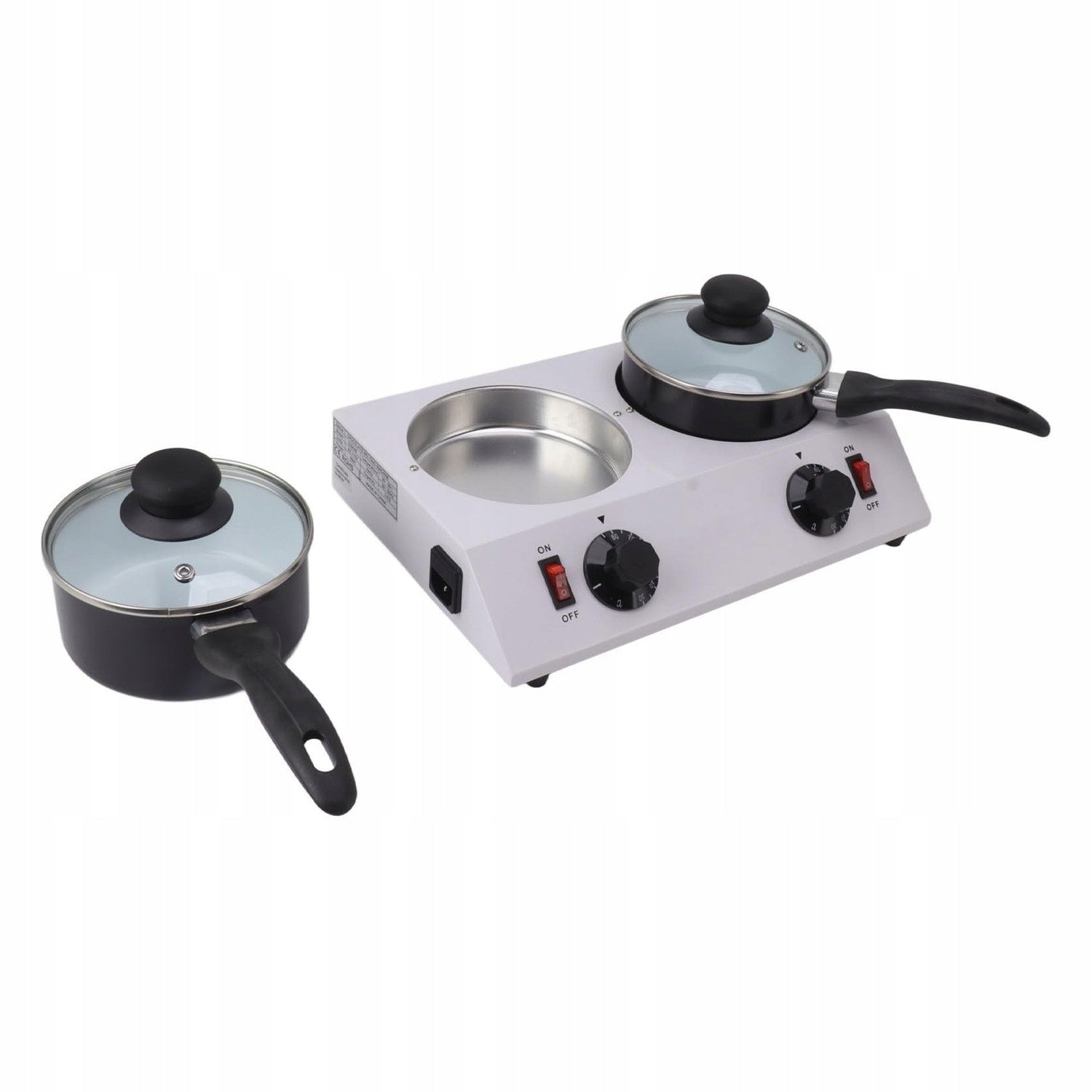 Allecto - chocolate melting machine - electric - 2 tanks Dominant color clear