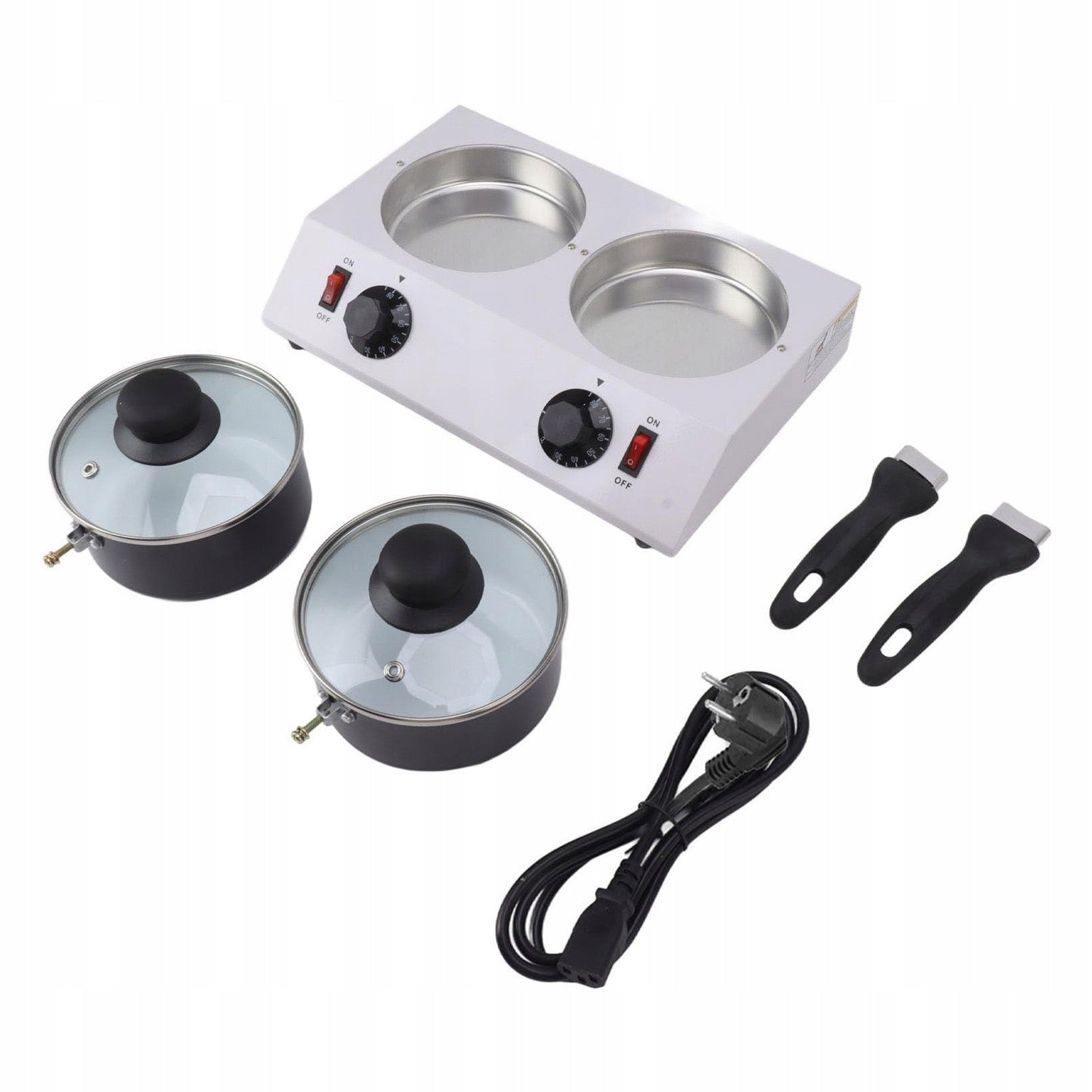 Allecto - chocolate melting machine - electric - 2 tanks