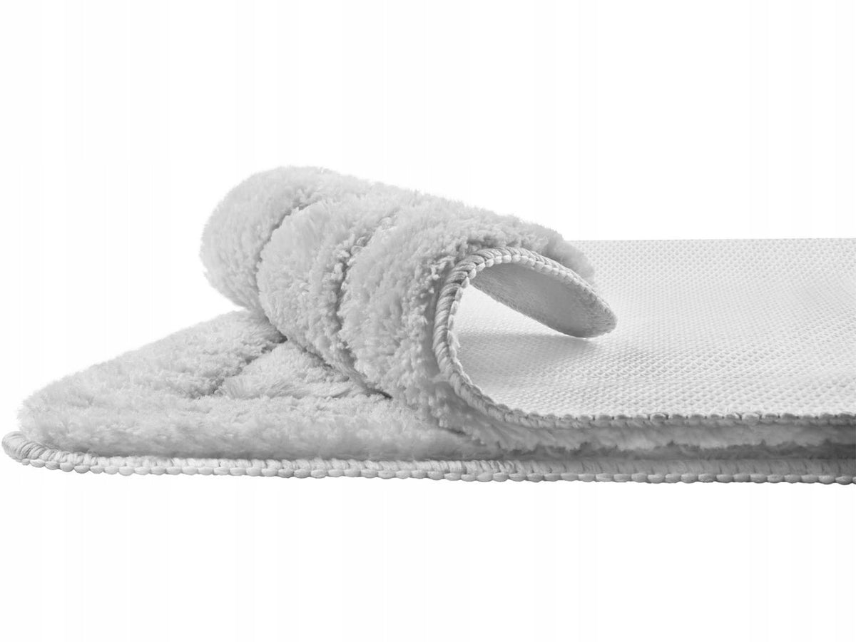 Alor Anti-Slip Bathroom Rug Light Gray 50x80 cm Product width 50 cm