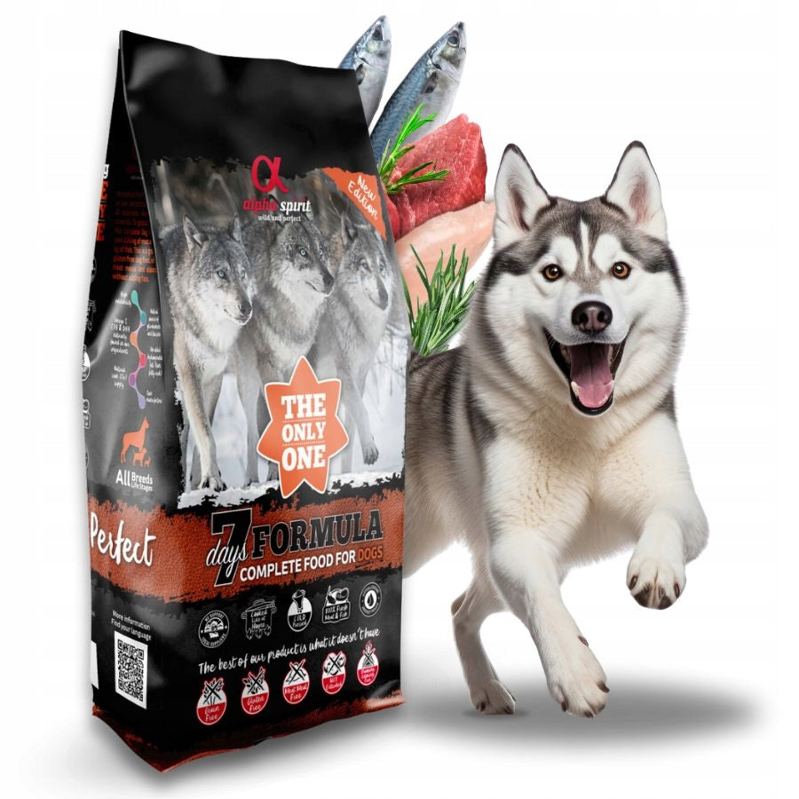 Alpha Spirit 7 DAYS FORMULA complete DRY dog food 12kg