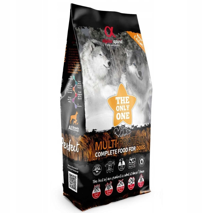 Alpha Spirit MULTIPROTEIN complete dry dog food CHICKEN 12kg Brand Alpha Spirit