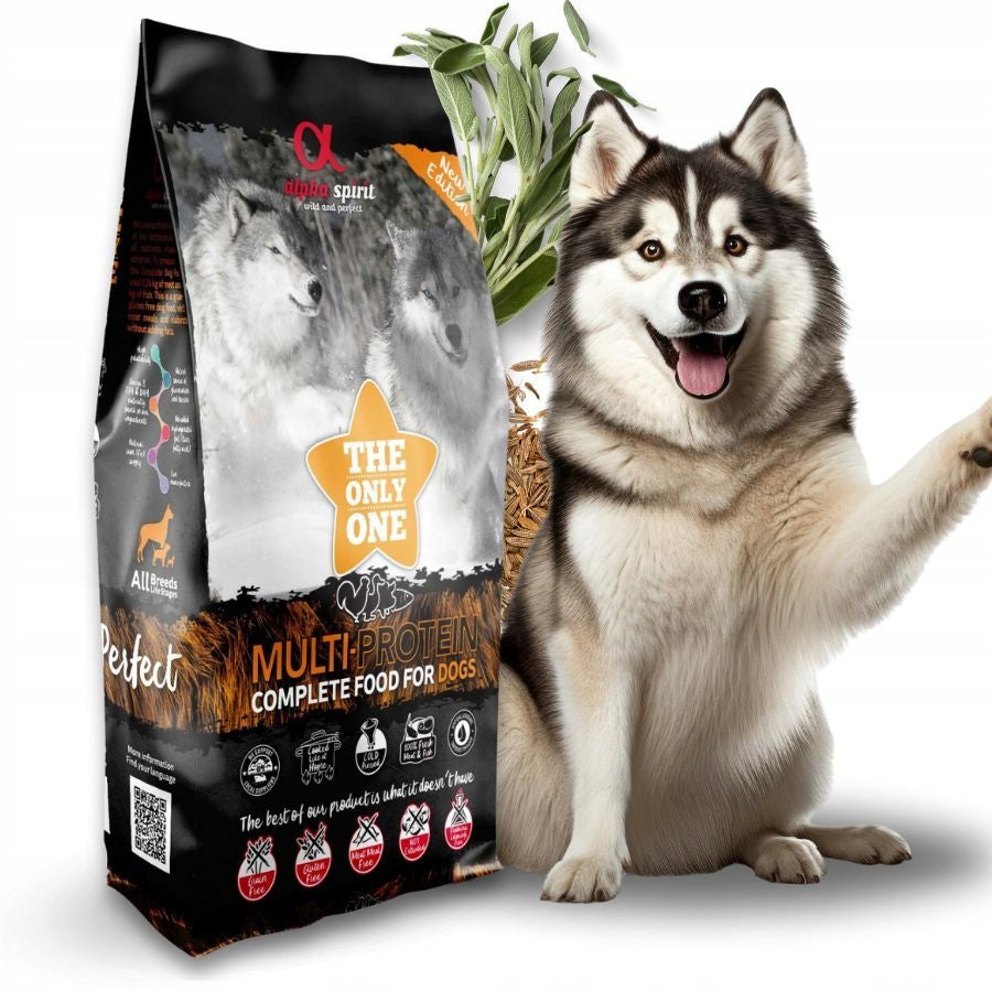 Alpha Spirit MULTIPROTEIN complete dry dog food CHICKEN 12kg