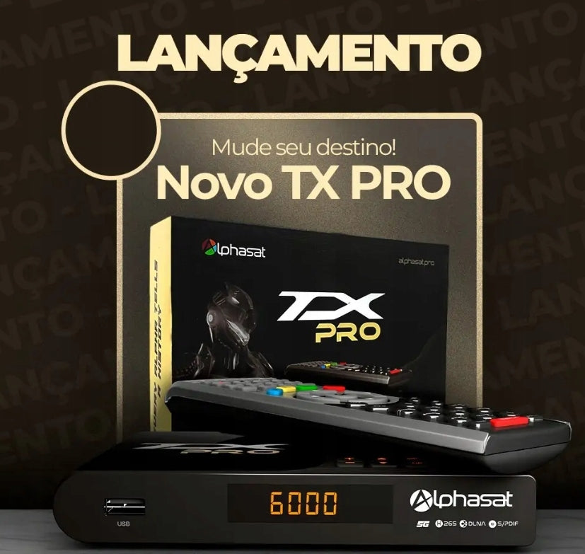 Alphasat TX PRO Set Top Box Packaging status original