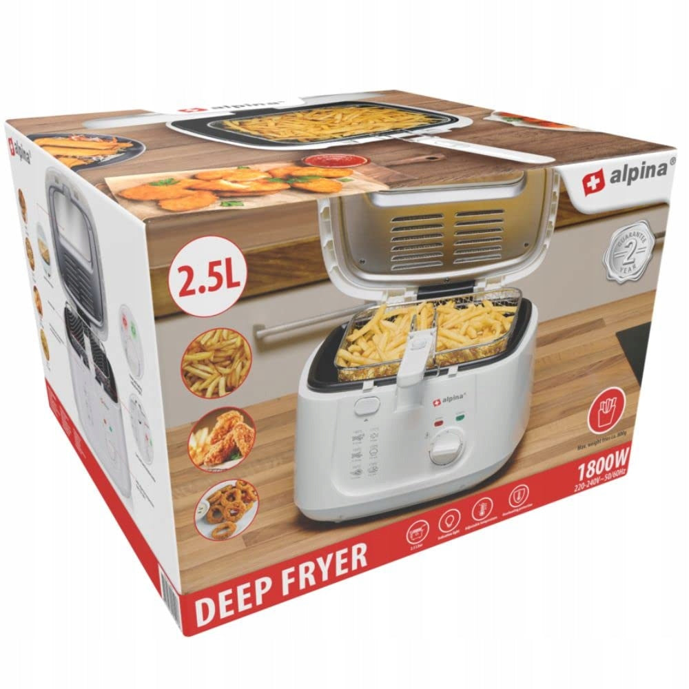 Alpina air fryer 1800 Watt - 2,5L