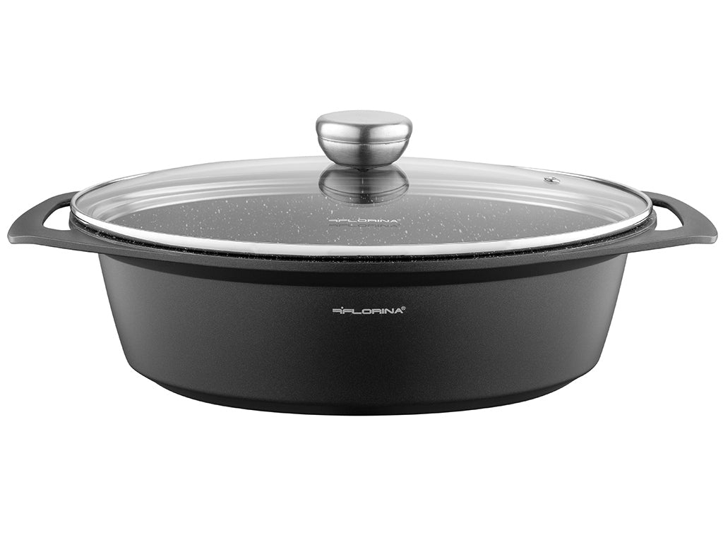 Aluminium Brittany Florina Chef 39,5x28,5 cm 7,3L oval with lid