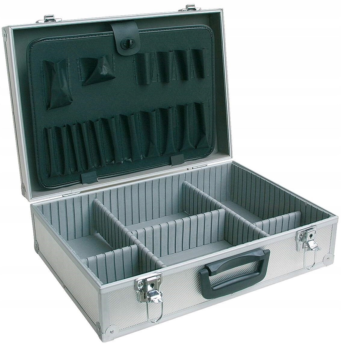 Aluminium box, tool case, trunk 46x33x15cm Kind case