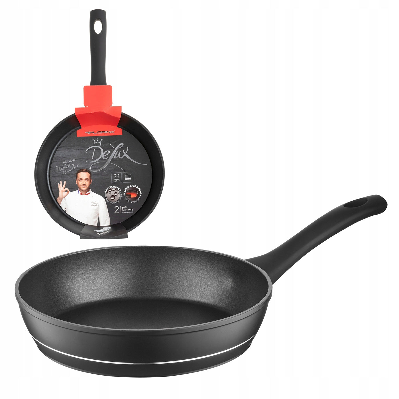 Aluminium pan Florina Delux 24 cm by Mateusz Gessler induction gas