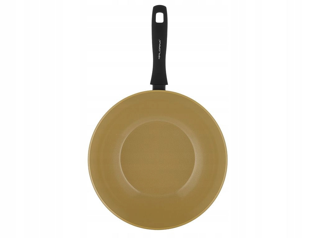 Aluminium pan WOK Florina AmVegan 28cm by Mateusz Gessler induction gas Packaging status original