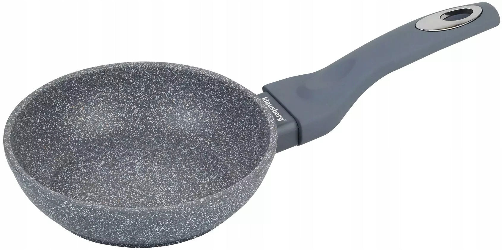 Aluminium pan, grey marble, Ø16cm Klausberg