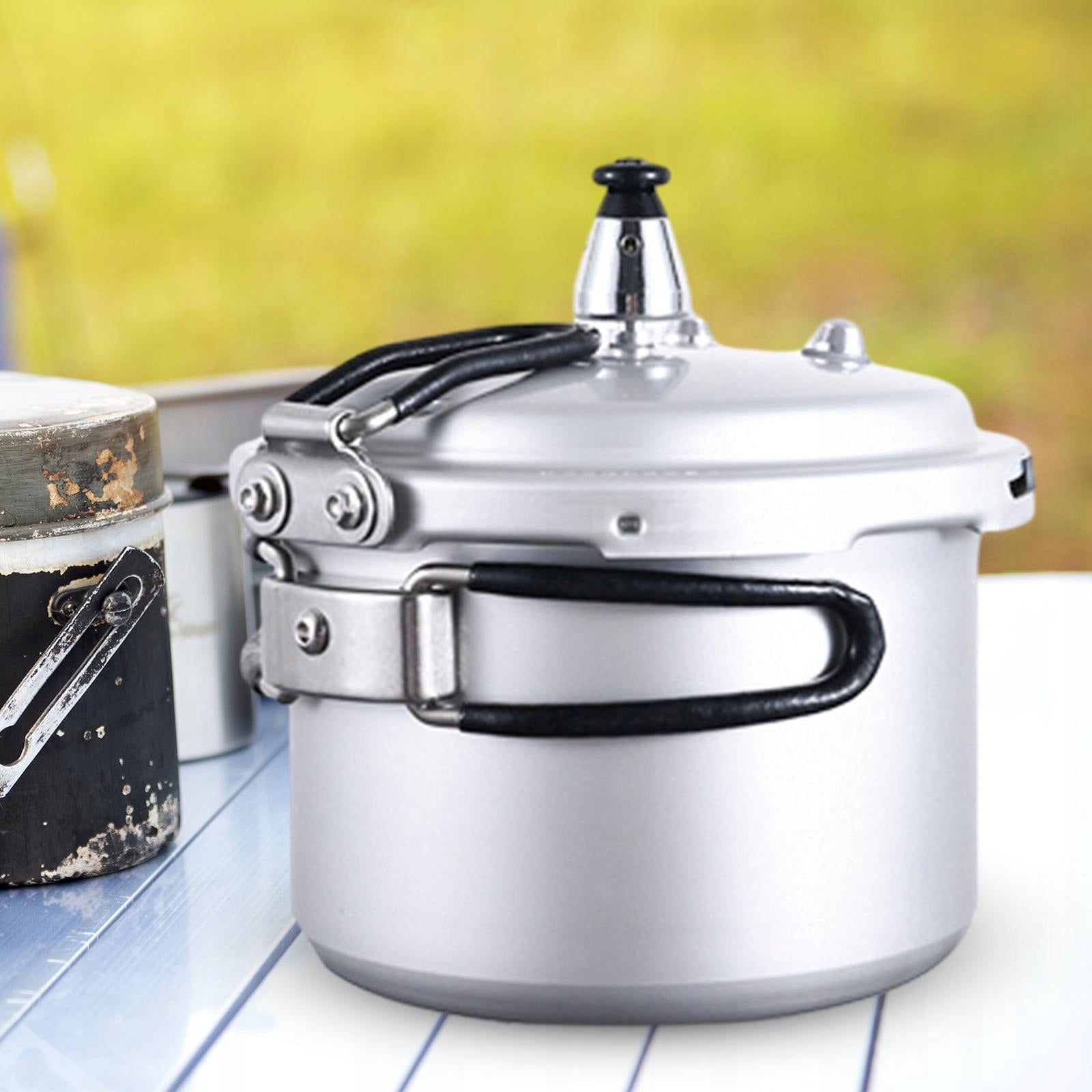 Aluminum Canner Cooker Multifunction Travel Non Stick Aluminum Alloy 18cm