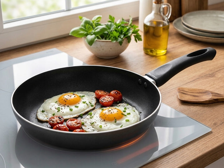 Aluminum Pan Florina Berry 18cm Black Induction Gas 3mm Strong Packaging status original