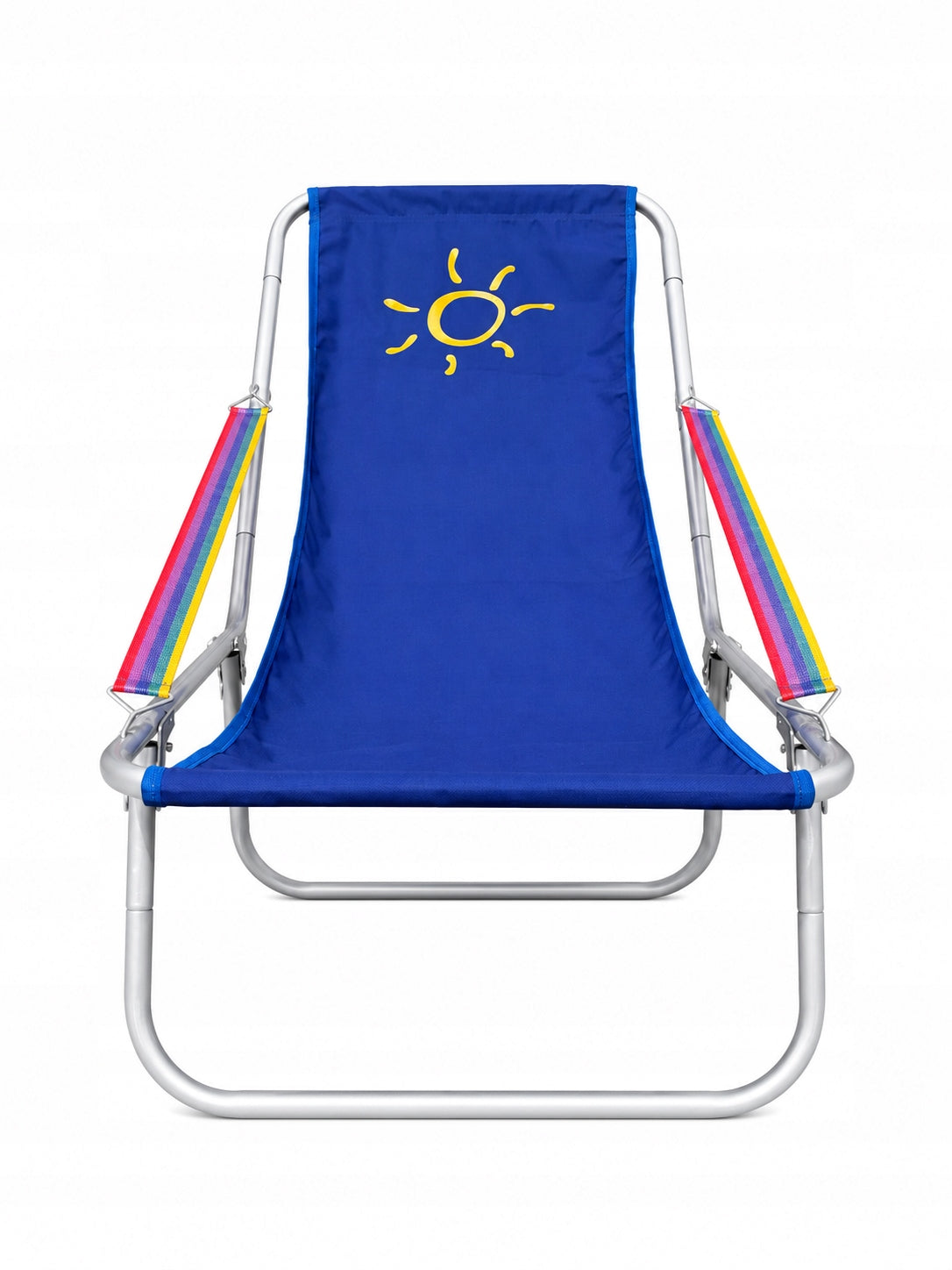 Aluminum Sun Lounger Blue Folding For Bag With Cover Color blue