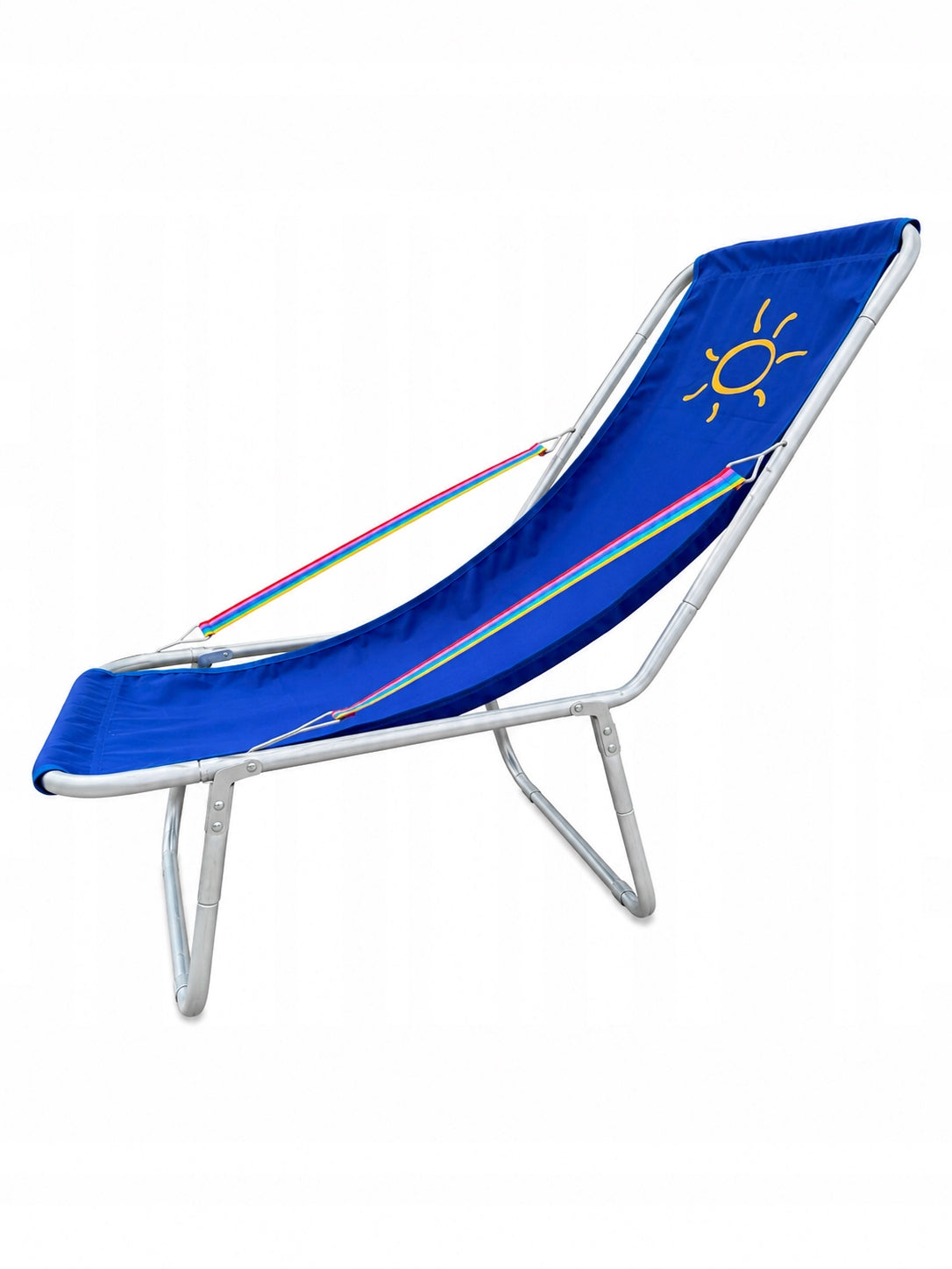 Aluminum Sun Lounger Blue Folding For Bag With Cover Length (longer side) 54 cm