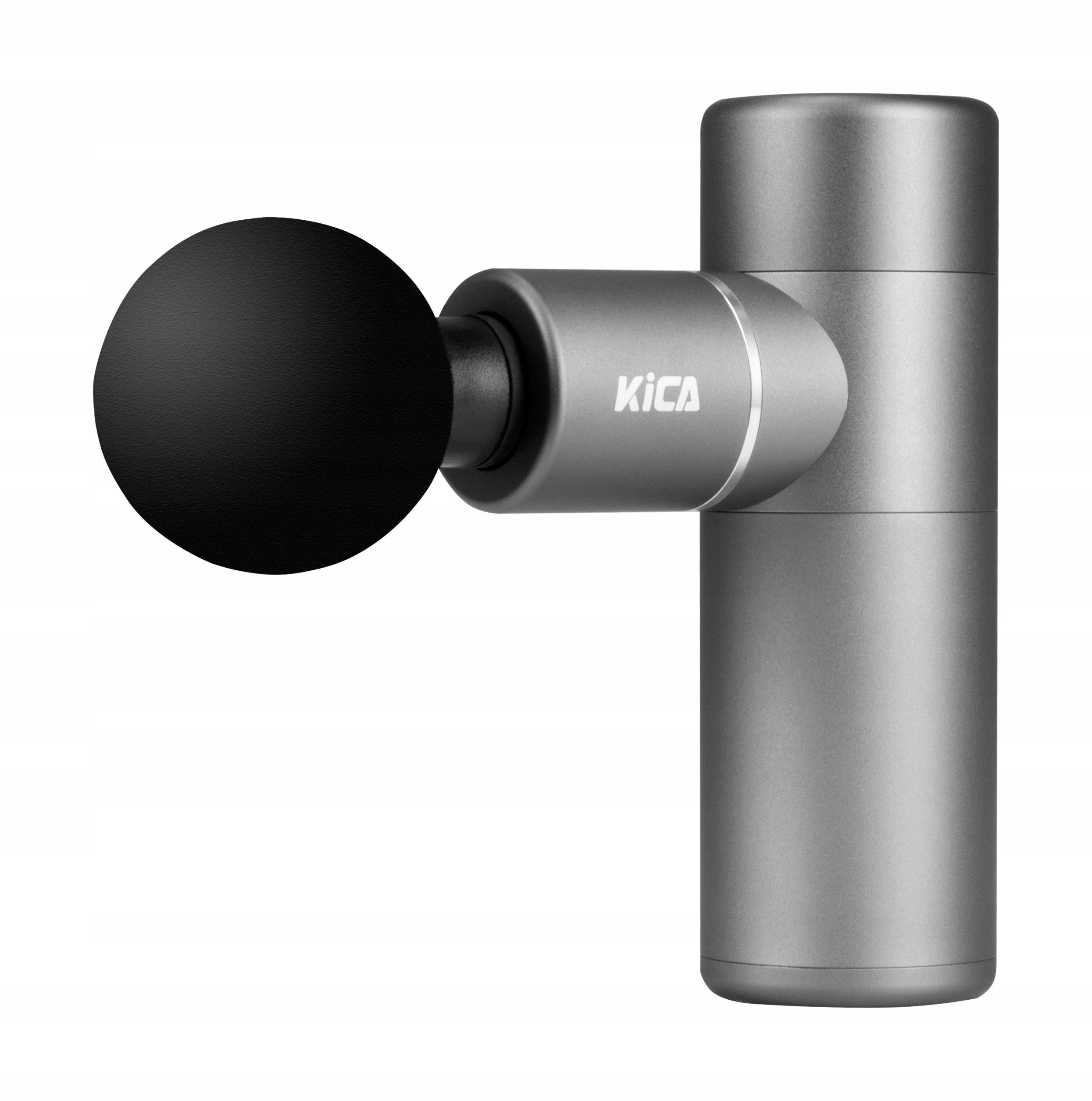 Aluminum massage gun Kica 4 heads cellulite sourdough Batteries included yes