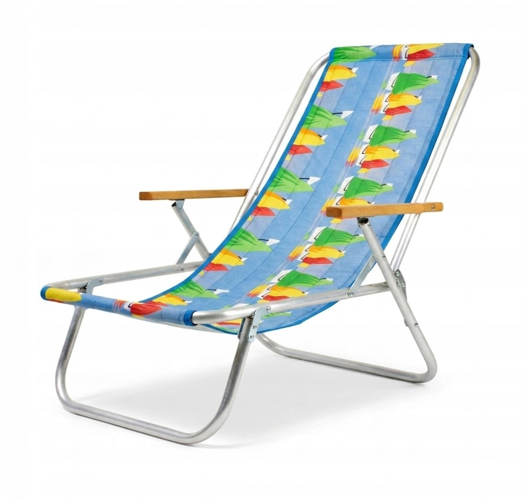 Aluminum sunbed for garden balcony terrace beach folding 120kg Manufacturer code L1P-007Mk