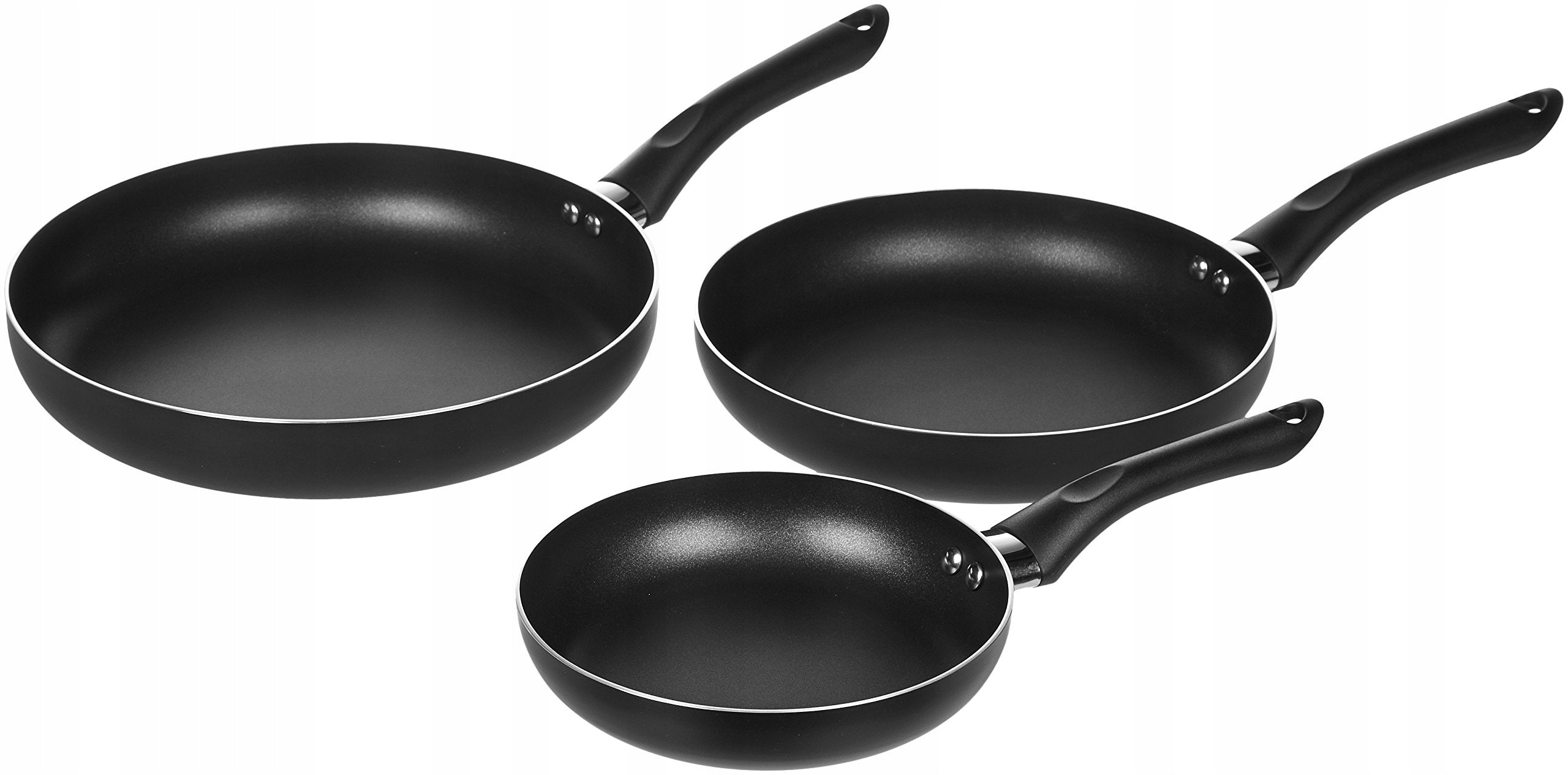 Amazon Basics pan set 20 cm, 25 cm ,30 cm