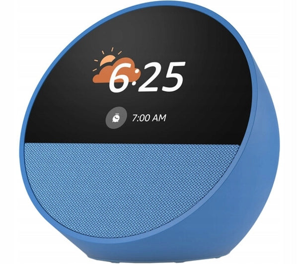 Amazon Echo Spot Smart Speaker (2024) Ocean Blue