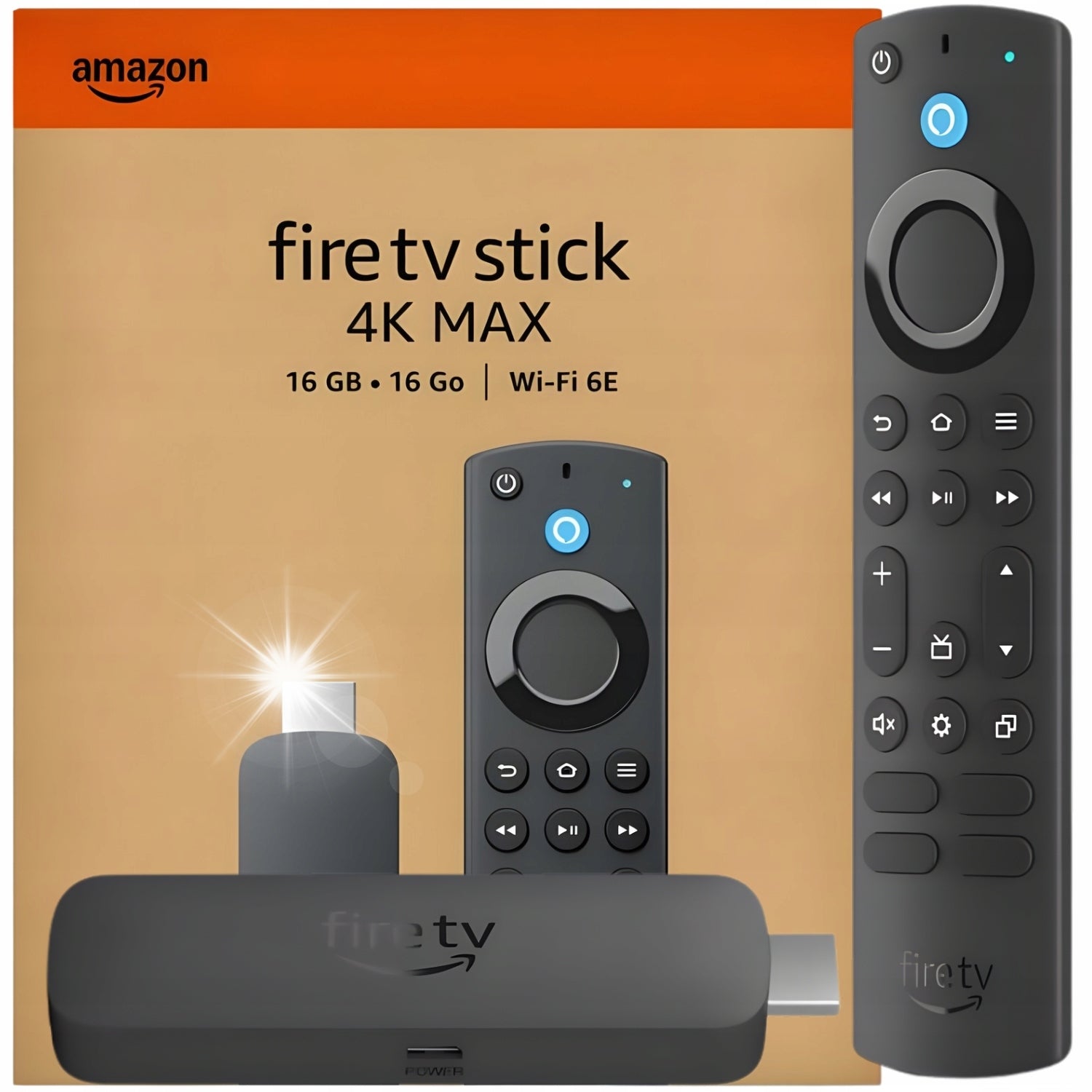 Amazon Fire TV Stick 4K MAX Chromecast ULTRA HD HDR10+ Smart TV Adapter