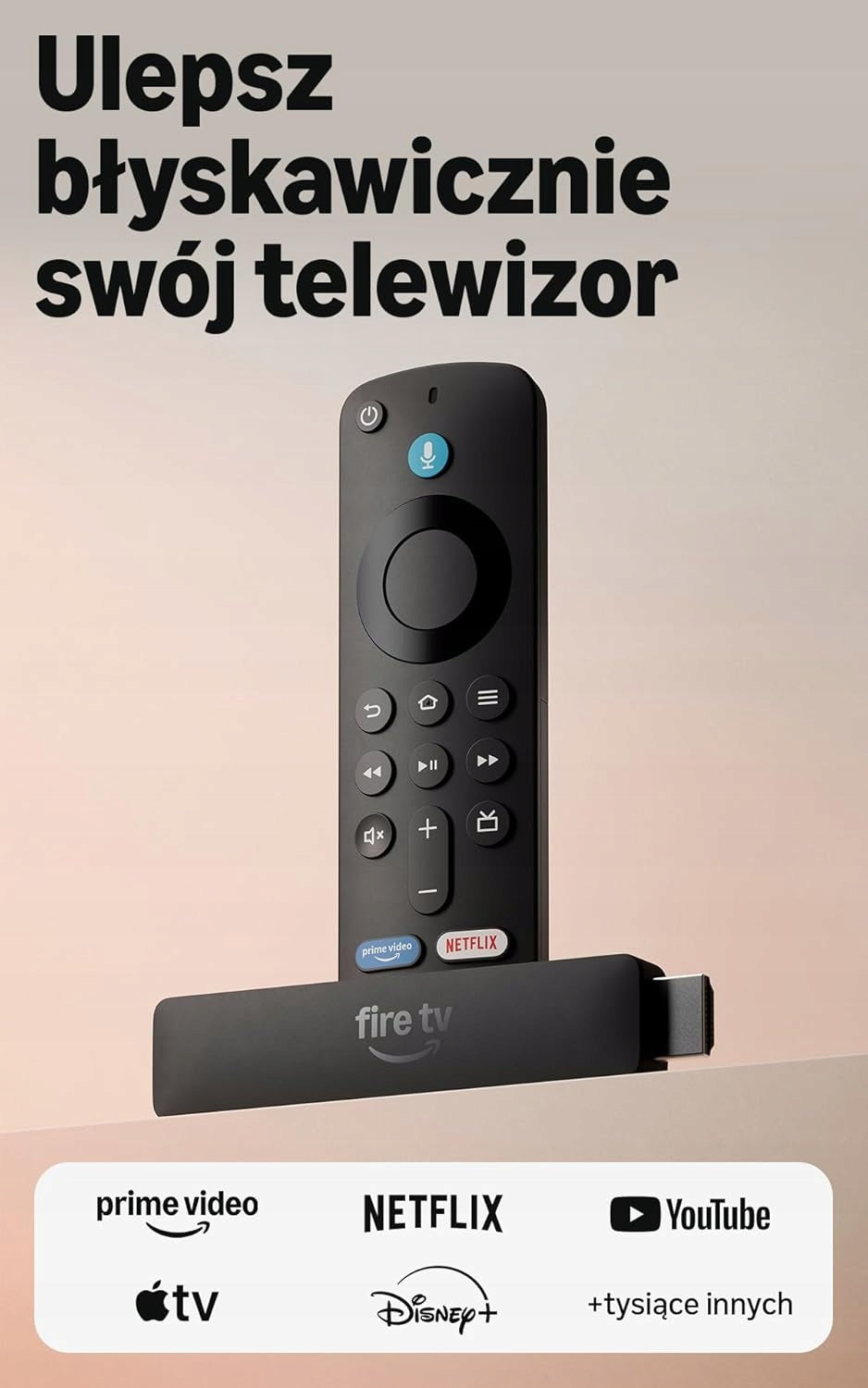 Amazon Fire TV Stick HD (latest model), free live TV,