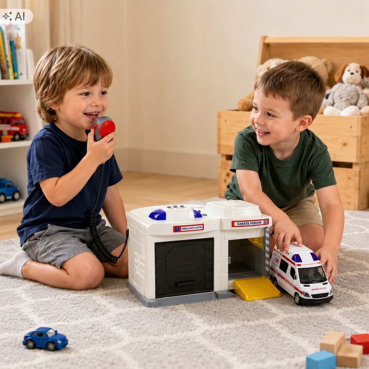 Ambulance ambulance base emergency services with microphone and speaker light Packaging status original