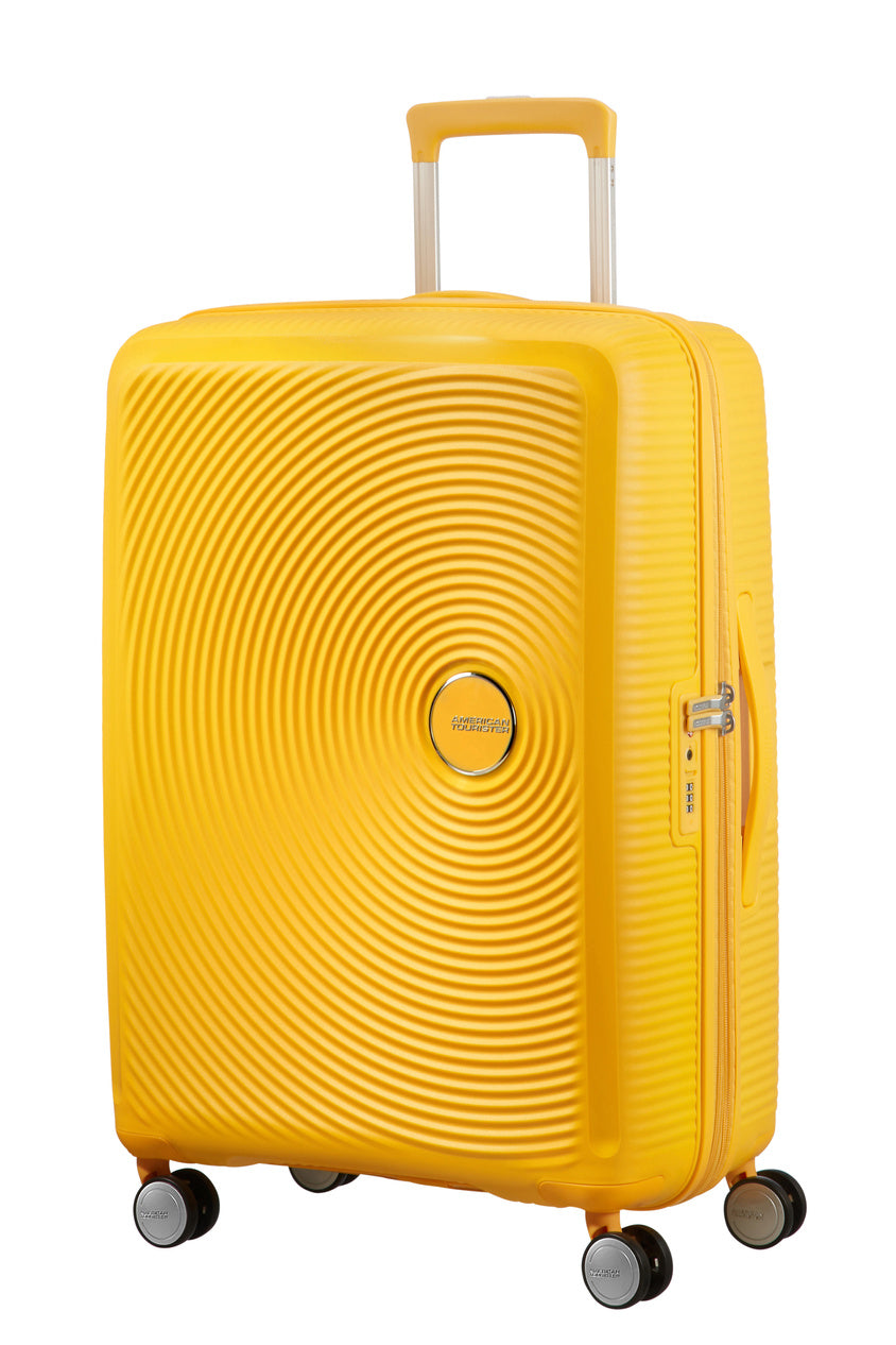 American Tourister Soundbox Suitcase Medium Hard 67cm Widened Yellow
