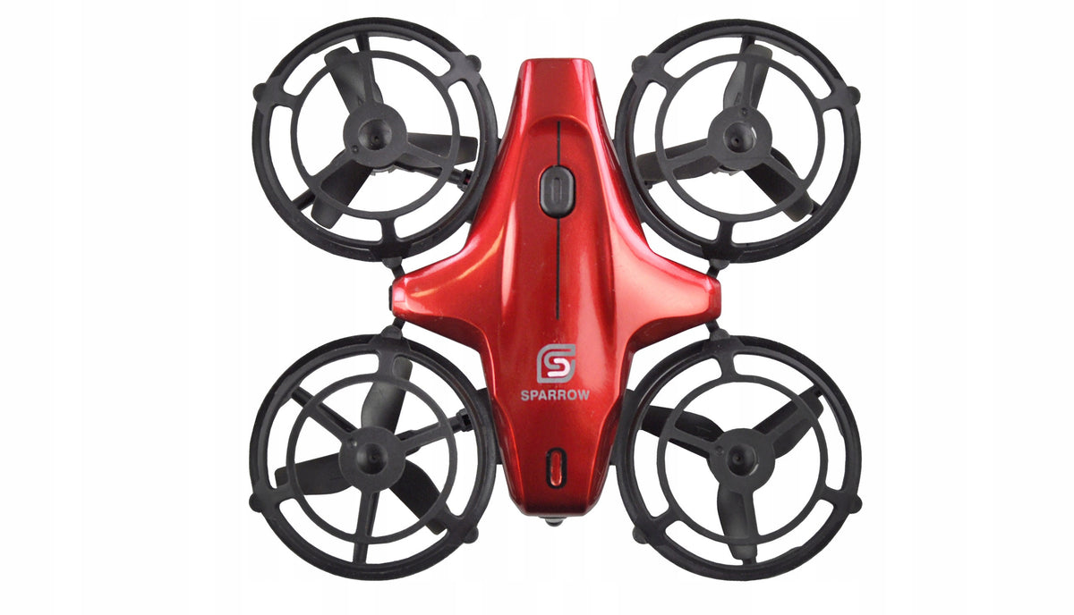 Amewi RC mini dron Sparrow se senzory proti nárazu červený Brand Amewi